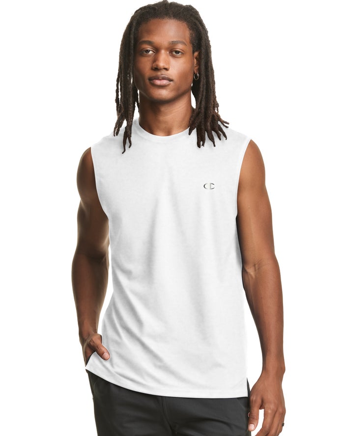 Champion Tanktop Heren - Wit - Double Dry® ( 905268-IQS )